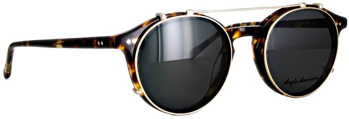 Anglo American Optical 406 50mm Sunglass Clip Ons