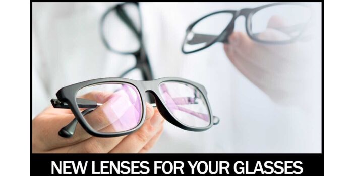 New lenses for your frames.  Price shown includes shipping to us and to you.  